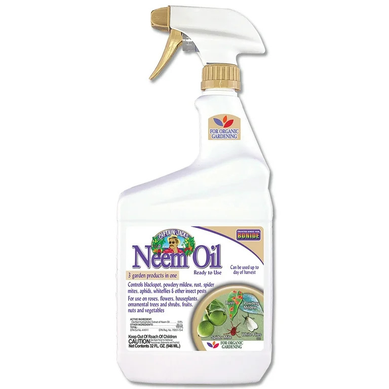 Bonide Captain Jack's 32 oz Neem Oil Organic Spray for Plants Indoors & Outdoors | Walmart (US)