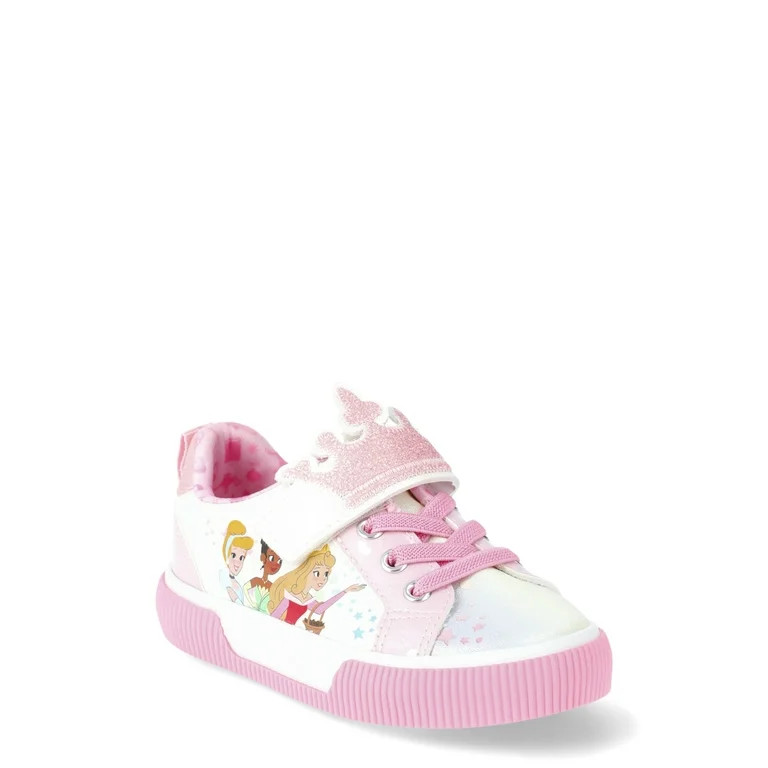 Disney Princess Toddler Girls Court Sneakers - Walmart.com | Walmart (US)