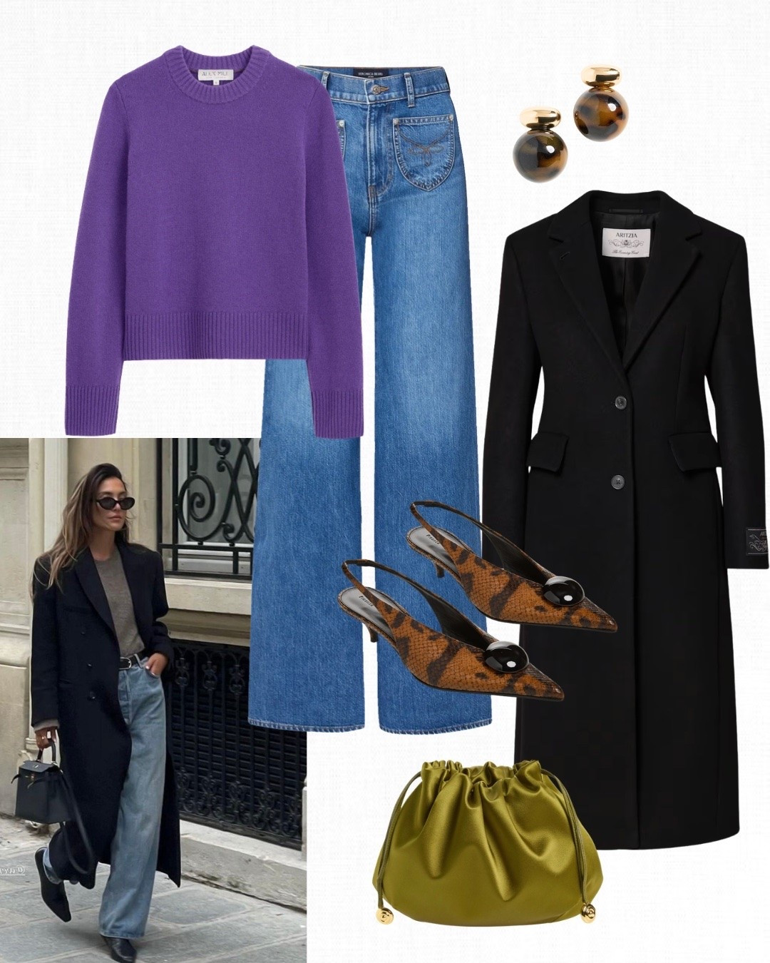 Fall outfit inspo! Can’t get enough of this purple ⭐️