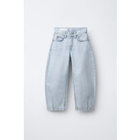 Zara - Barrel Jeans - Light Blue - 12-13 Years (61,4 Inches) - Kids | Zara US