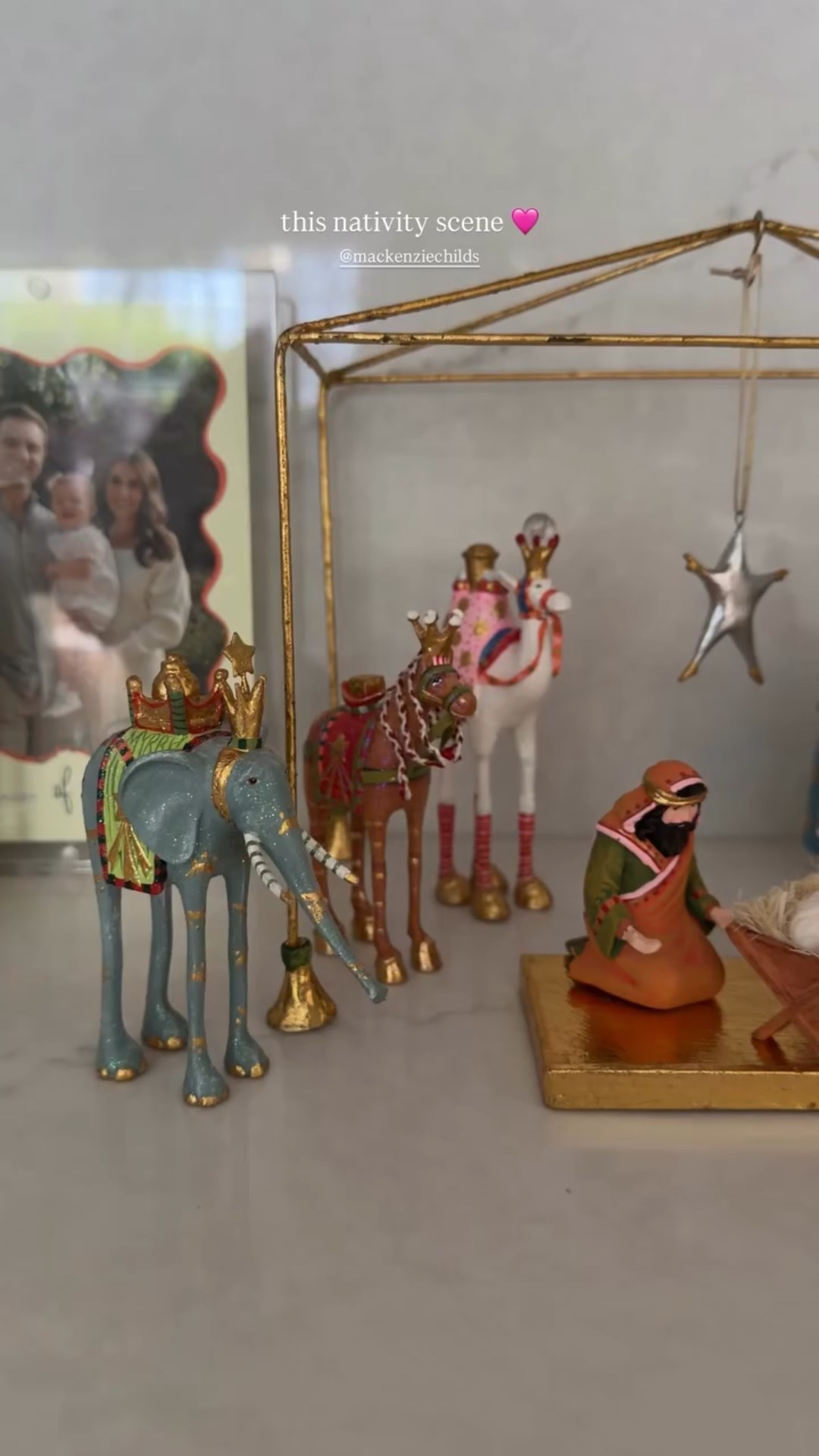 this nativity scene 🩷 @mackenziechilds