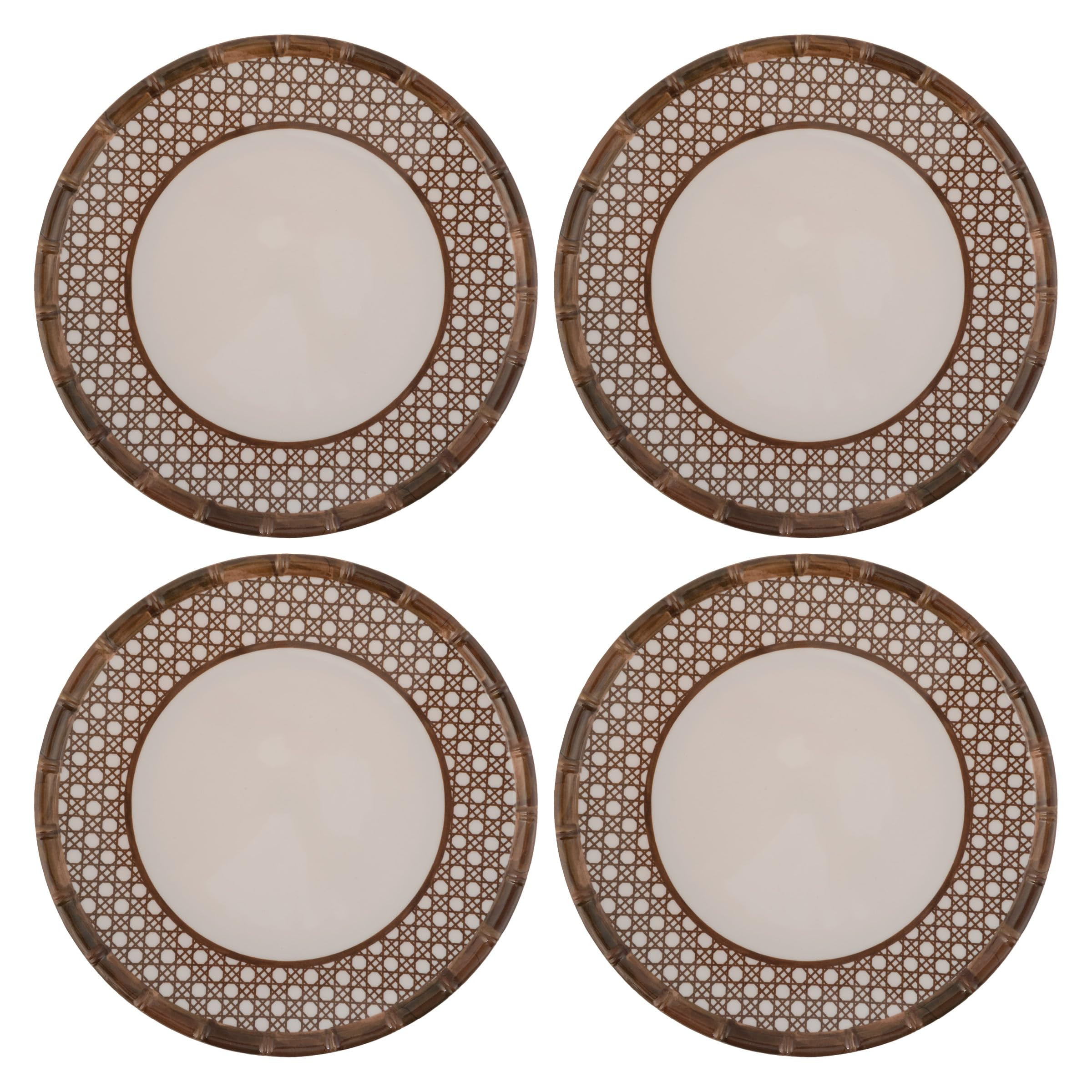 Karma, 10.75 inches Melamine Dinner Plates Set of 4, Reusable Dishwasher Safe Plates for Outdoor ... | Amazon (US)
