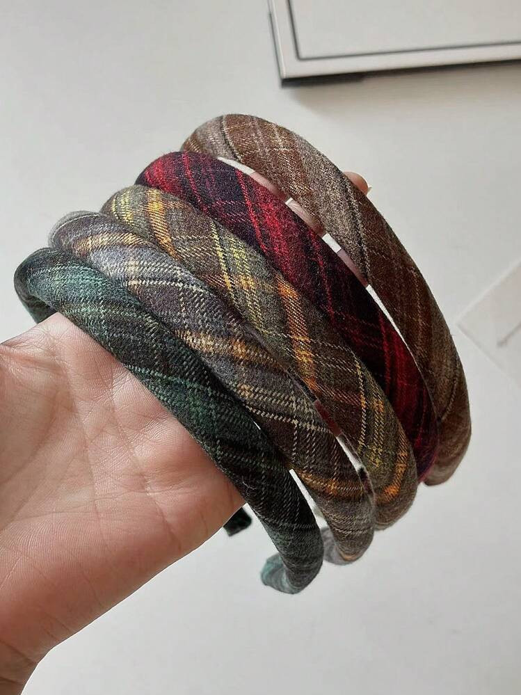 1pc Women Striped Casual Polyester Headband, Suitable For All Seasons,Hairband,Hair Hoop Headbands | SHEIN