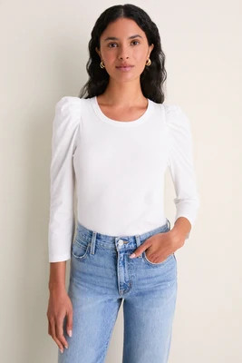White Vesty Long Sleeve Crewneck | Tuckernuck (US)