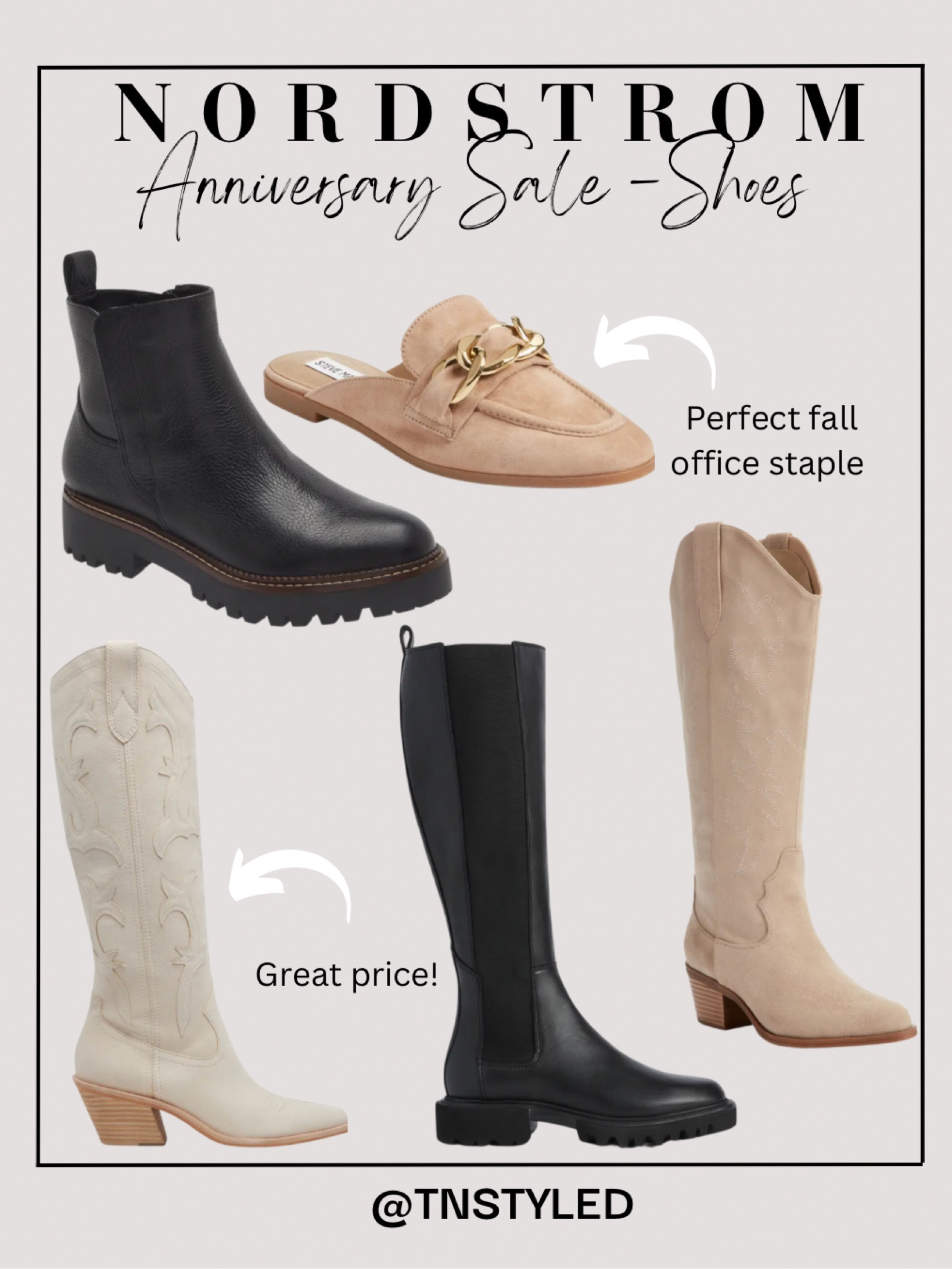 Nordstrom anniversary sale boots, shoes, booties, mules, and more!

#LTKsalealert #LTKunder100 #LTKxNSale