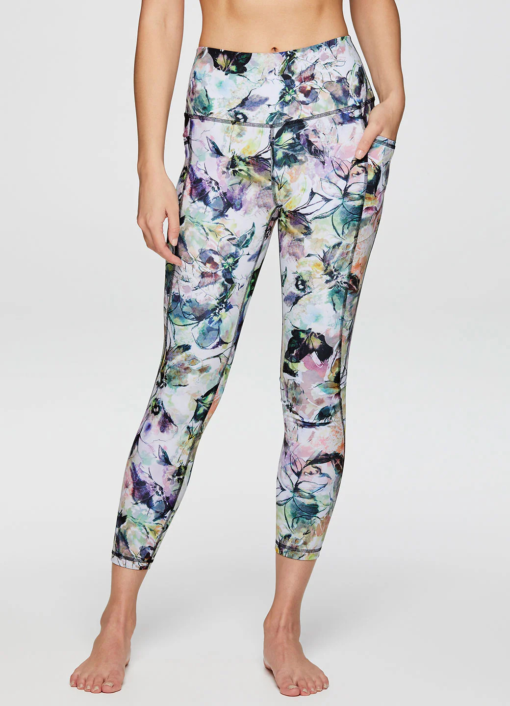 Watercolor Floral 7/8 Legging | RBX Active