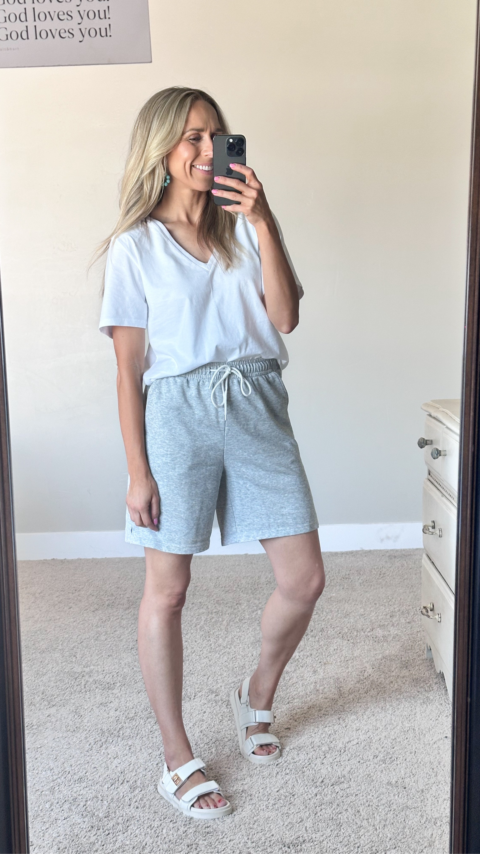 Nothing beats a comfortable pair of Bermuda shorts to be the heat!

Wearing my true to size in the top and shorts. 

#LTKStyleTip #LTKSeasonal #LTKFindsUnder50