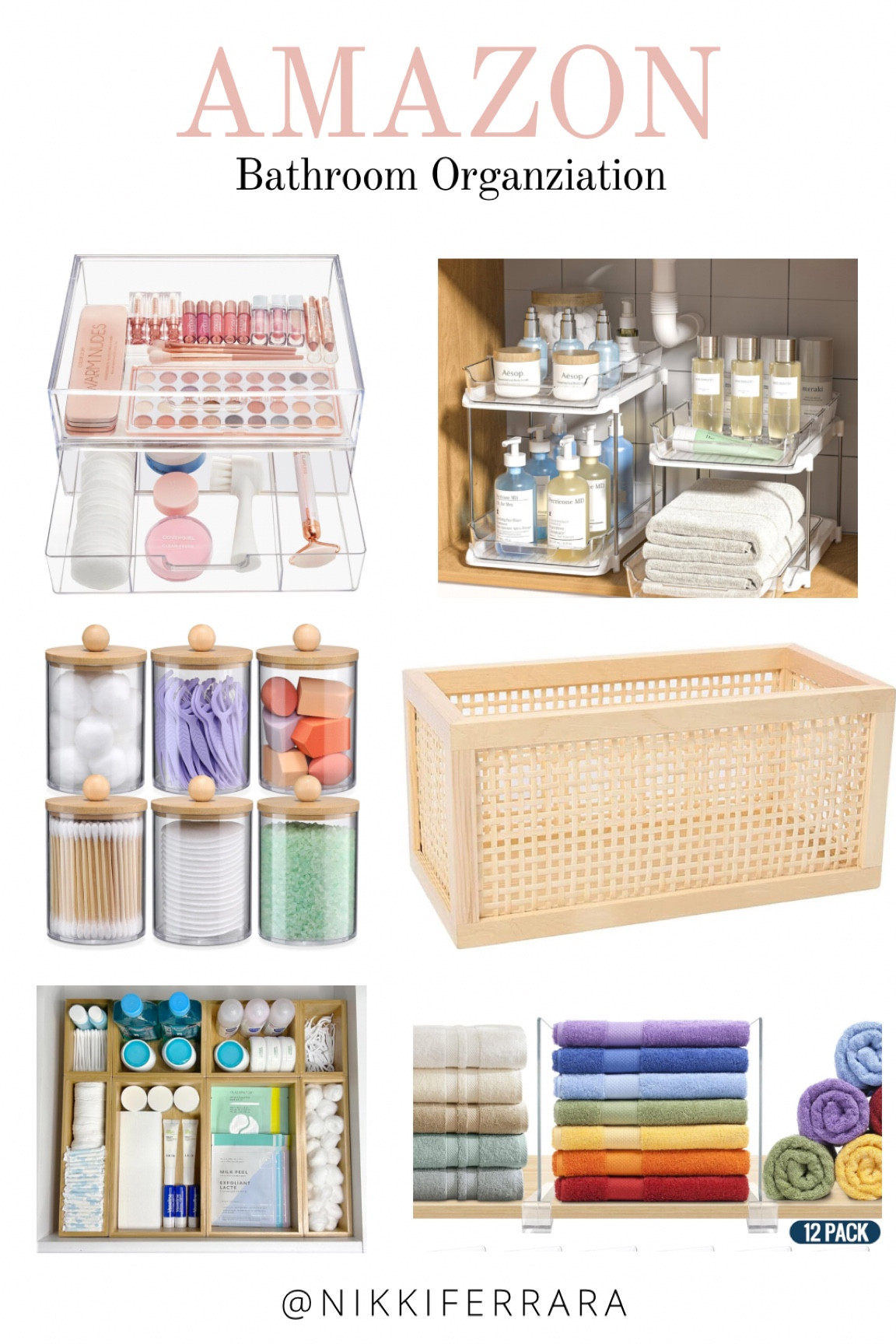 AMAZON BATHROOM ORGANIZATION🏡🛁🧽🚿🧻🚽🧼

Home organization, home edit, bathroom organization, linen closet organization, cane basket, linen storage, pantry storage, junk drawer organization, organization, kitchen organization, storage, pantry storage, cabinet organization, under the sink organization, bathroom organization, bathroom storage, shelf deciders, clear storage bins, clear stackable storage, wire baskets, closet storage, black wire basket, black wire basket with labels, pantry labels, bamboo drawer organizer, drawer organizer, medicine cabinet organization, junk, organize, home edit, lazy Susan, refrigerator organization, pantry organization, mail organization, bills organization, tools organization, pen organization, desk storage, desk organization, linen closet storage, can baskets, Amazon baskets, target baskets, shelf dividers, LTK home 

#LTKfamily #LTKkids #LTKhome