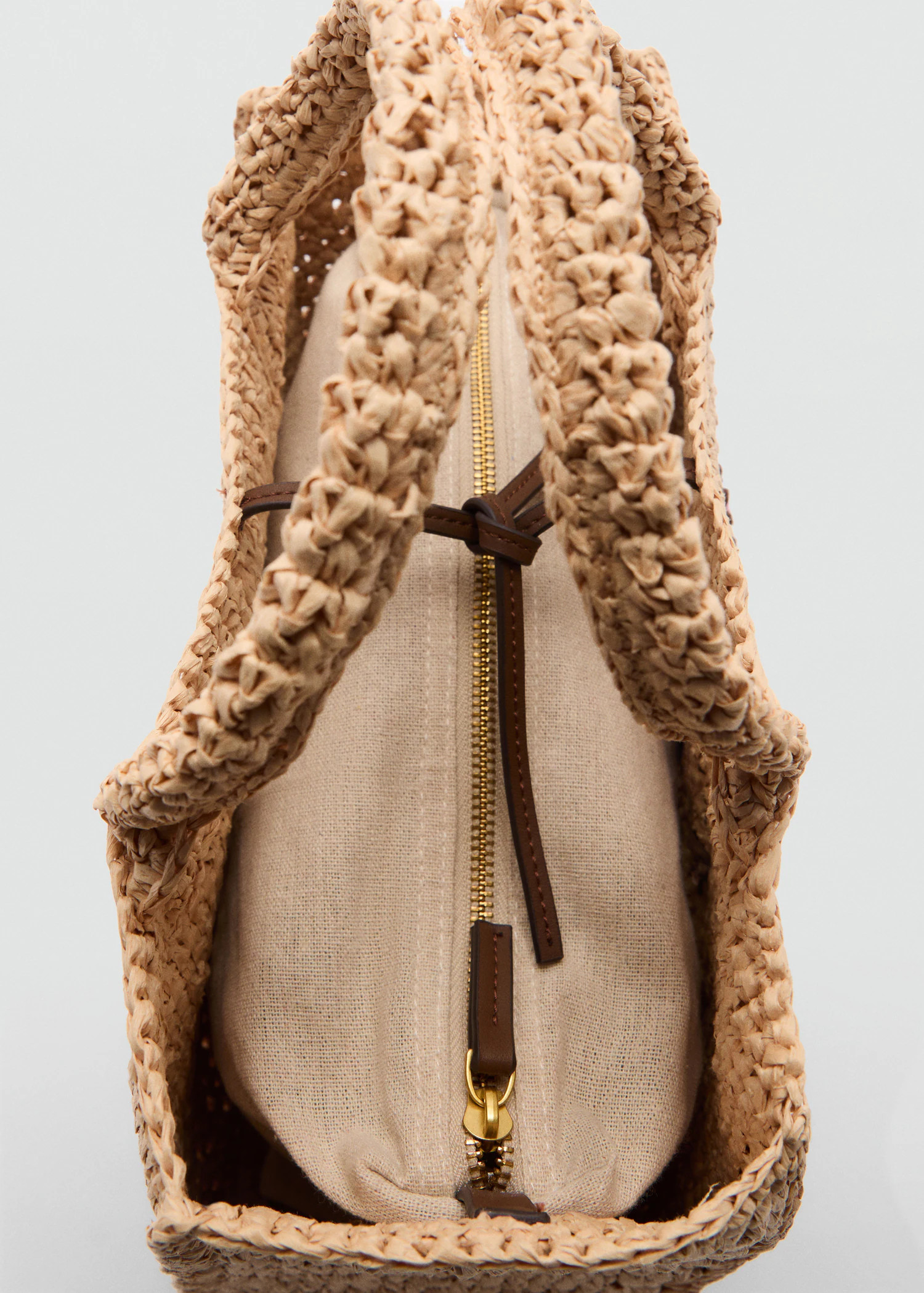Natural fibre handbag - Woman | MANGO United Kingdom | MANGO (UK)