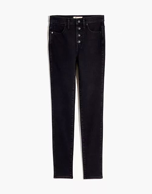 10" High-Rise Skinny Jeans in Robert Wash: Button-Front Edition | Madewell
