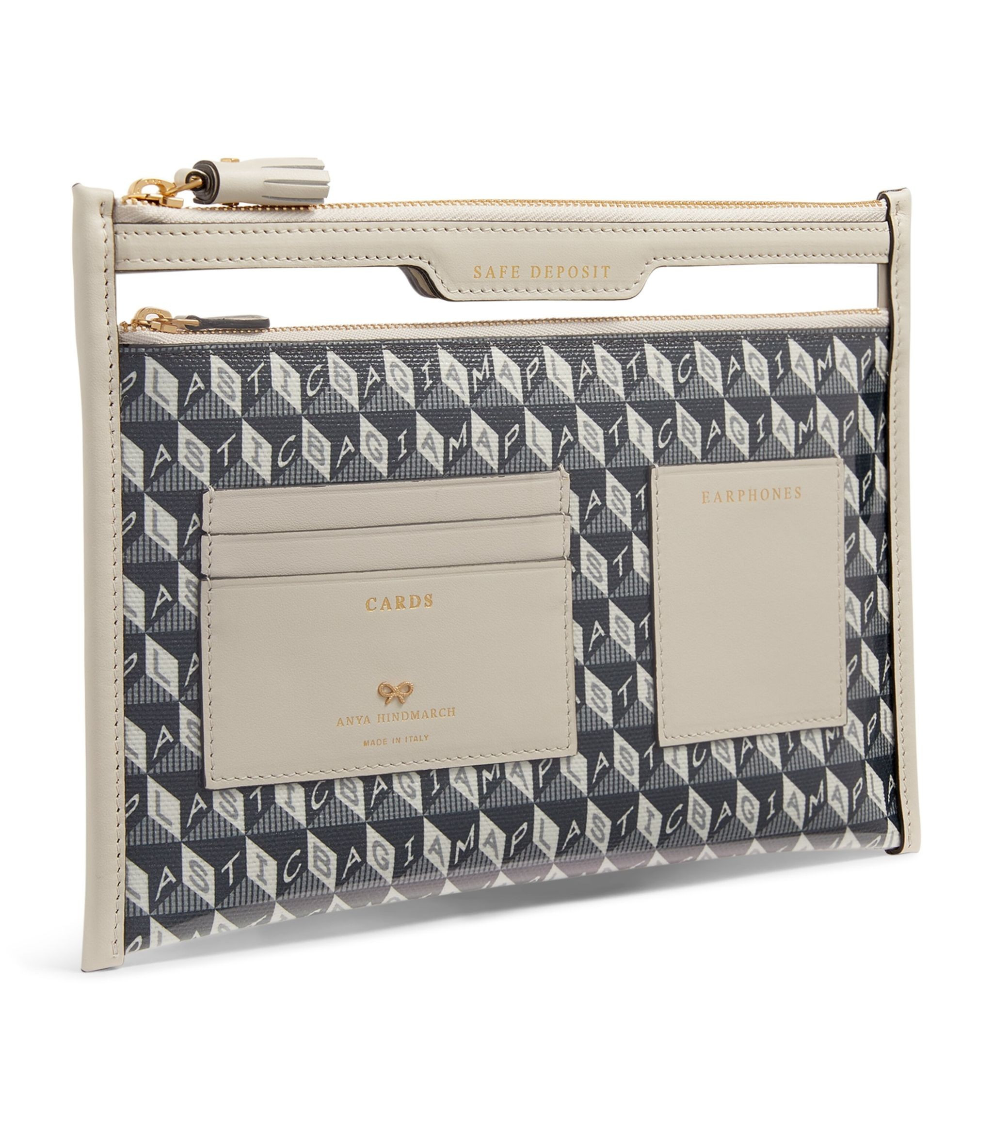 I Am A Plastic Bag Safe Deposit Pouch | Harrods