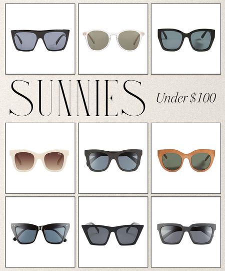 Sunglasses to note under $100

#LTKstyletip #LTKunder100 #LTKsalealert