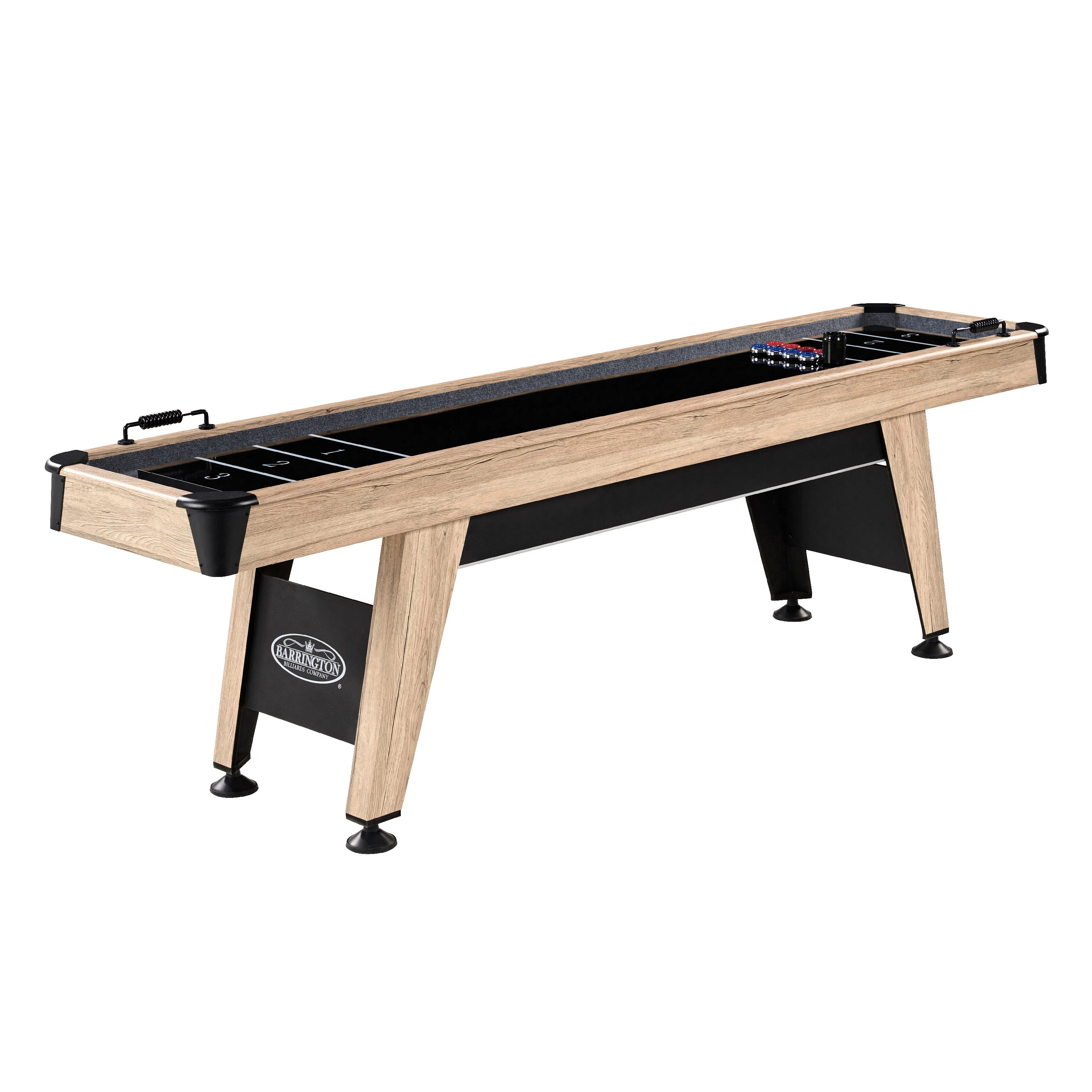 Barrington 9ft Wentworth Shuffleboard Table with 8-Puck Set | Wayfair North America
