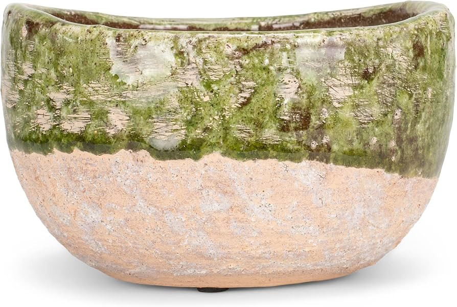 TAG Sage Green Basin 3.5 x 5.75 Stoneware Outdoor Citronella Candle, Small | Amazon (US)