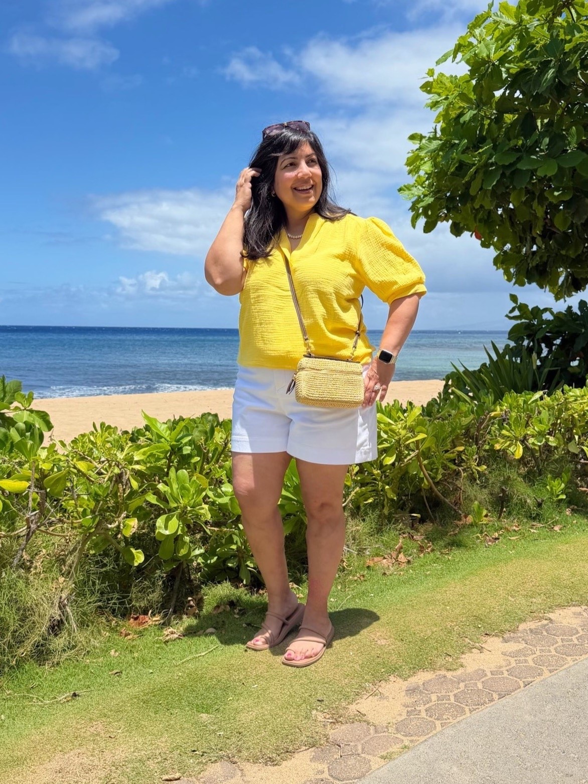 Extra 30% off Spanx sale styles including my favorite twill shorts that you can now get for under $35! Discount automatically applied at checkout. 

Spanx 5” white shorts size XL. Avara top size large. Crocs sandals. Madewell sunglasses. Tory Burch raffia crossbody bag.

Linked lots of other Spanx sale styles below too! 

Summer outfits, midsize petite outfit, summer vacation outfits beach, beach vacation outfits, what to wear in Maui Hawaii

@Spanx @Avara @crocs

#LTKSaleAlert #LTKOver40 #LTKMidsize