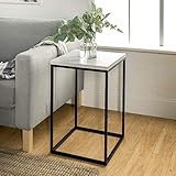 Walker Edison Furniture Company Modern Open Square Wood Side Accent Living Room Small End Table, 16  | Amazon (US)