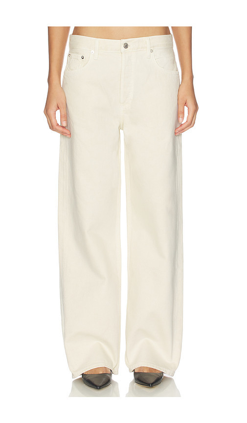 AGOLDE Low Slung Baggy Jeans in Beige. Size 26. Also in 24, 25, 27, 28. | Revolve Clothing (Global)