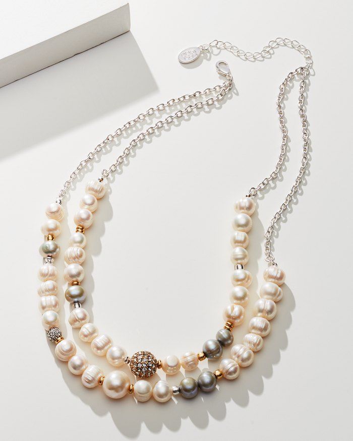 Pineapple Paradise Layered Pearl Necklace | Tommy Bahama