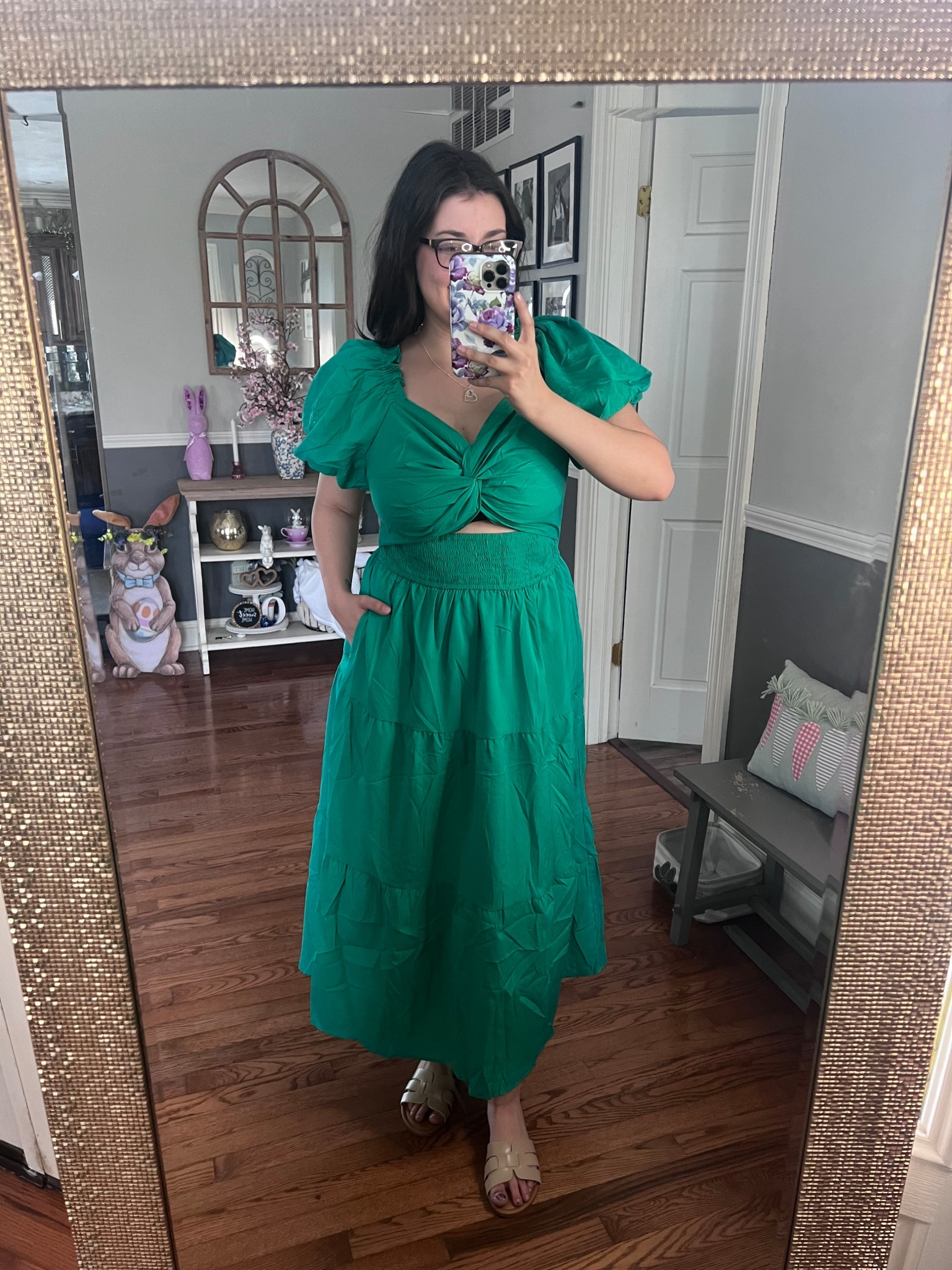 Spring summer dress perfect for wedding guest 
Wearing size large 

#LTKSeasonal #LTKWedding #LTKMidsize