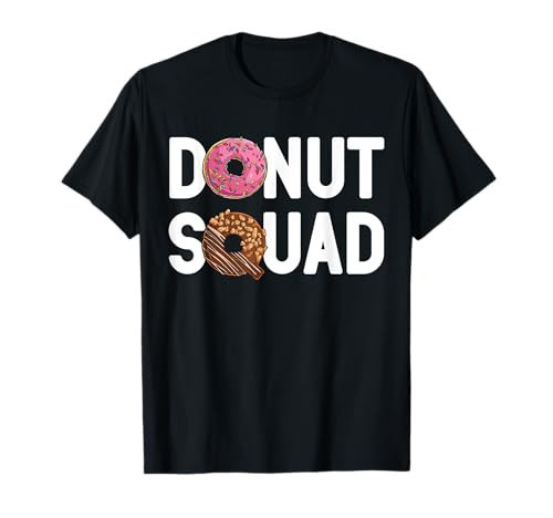 Funny Donut Cool Donut Lover Birthday Girls Donut Squad T-Shirt | Amazon (US)
