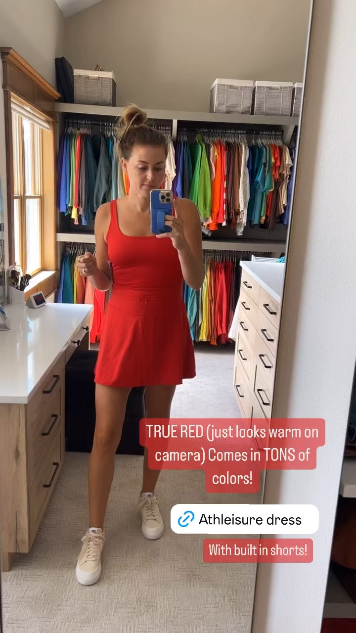 Cutest dress in so many colors (red is true red)