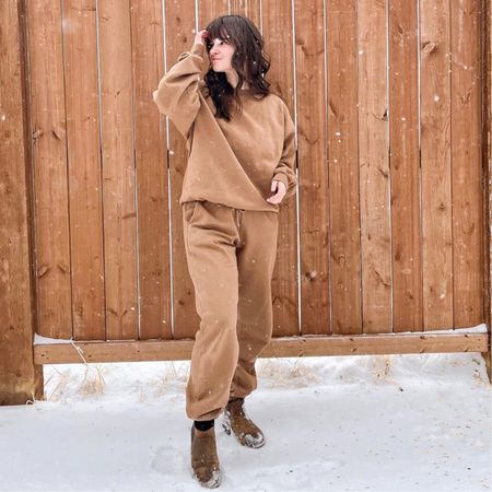 the comfiest sweat suit! ethical and sustainably made :) fall outfit, boots

#LTKfit