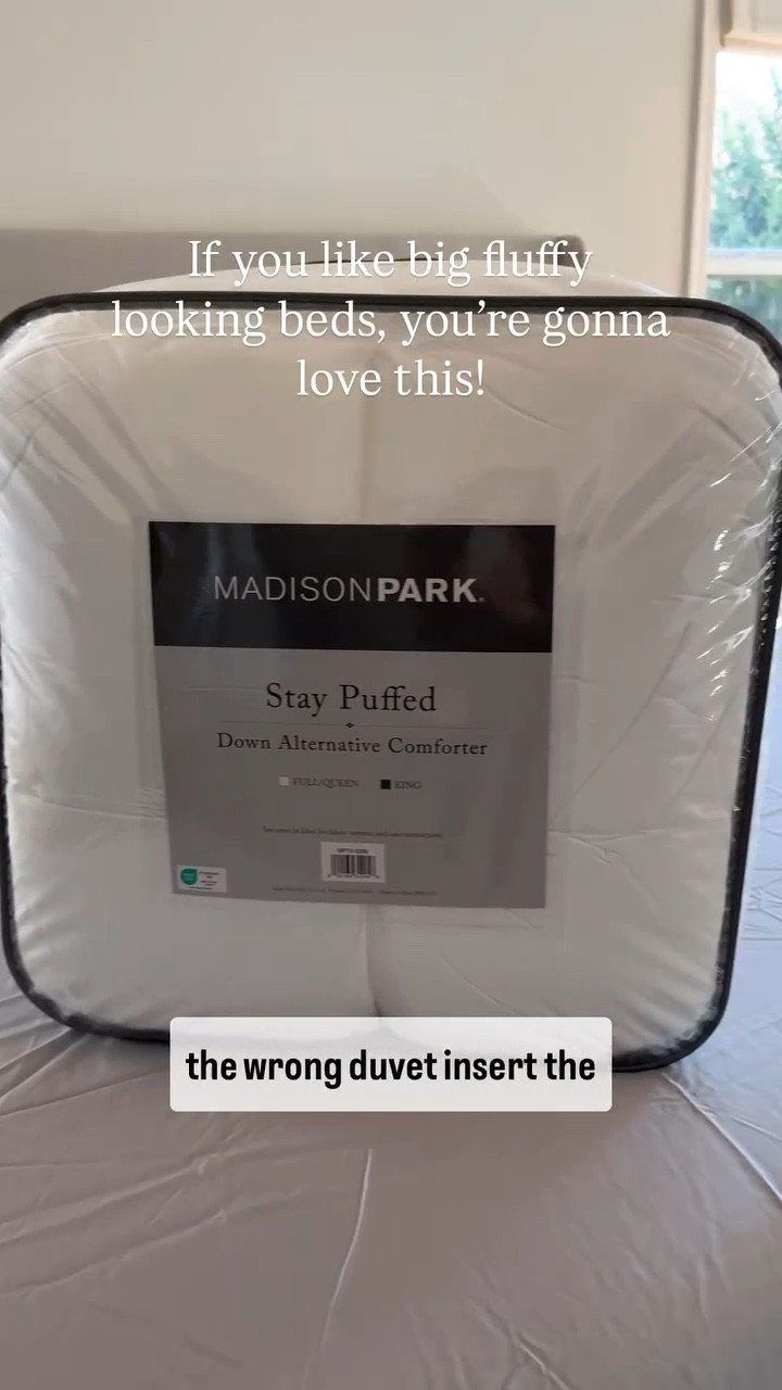 I just threw out all of my old inserts except one! Ya, know, for laundry day emergencies. 🤷🏼‍♀️ I can’t take credit for this find, I was inspired by @withsarale a few months ago and knew I had to give it a shot. Comment below and I’ll send you the link. I apologize in advance because you’re about to feel like you’re sleeping in a bougie hotel bed. 😘

#duvet #duvetcoverset #duvetcovers #duvetinsert #timelessdesign #livedinlook #timelesshome #ltkhome #kohlsfinds #kohlshome