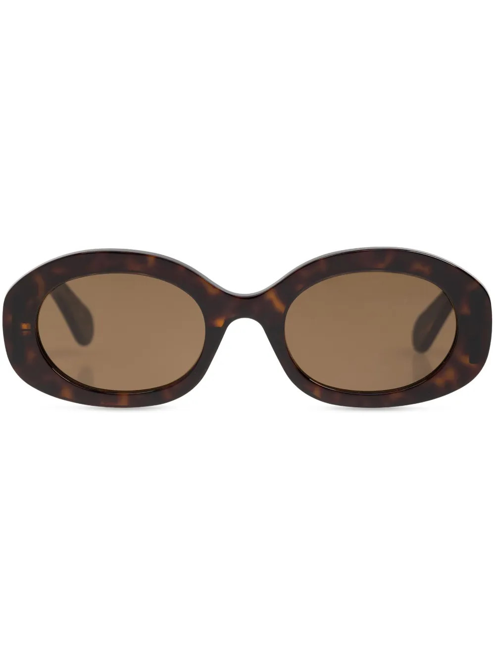 Chloé Eyewear Zonnebril Met Ovalen Montuur Van Gerecycled Acetaat | Bruin | FARFETCH NL | Farfetch Global