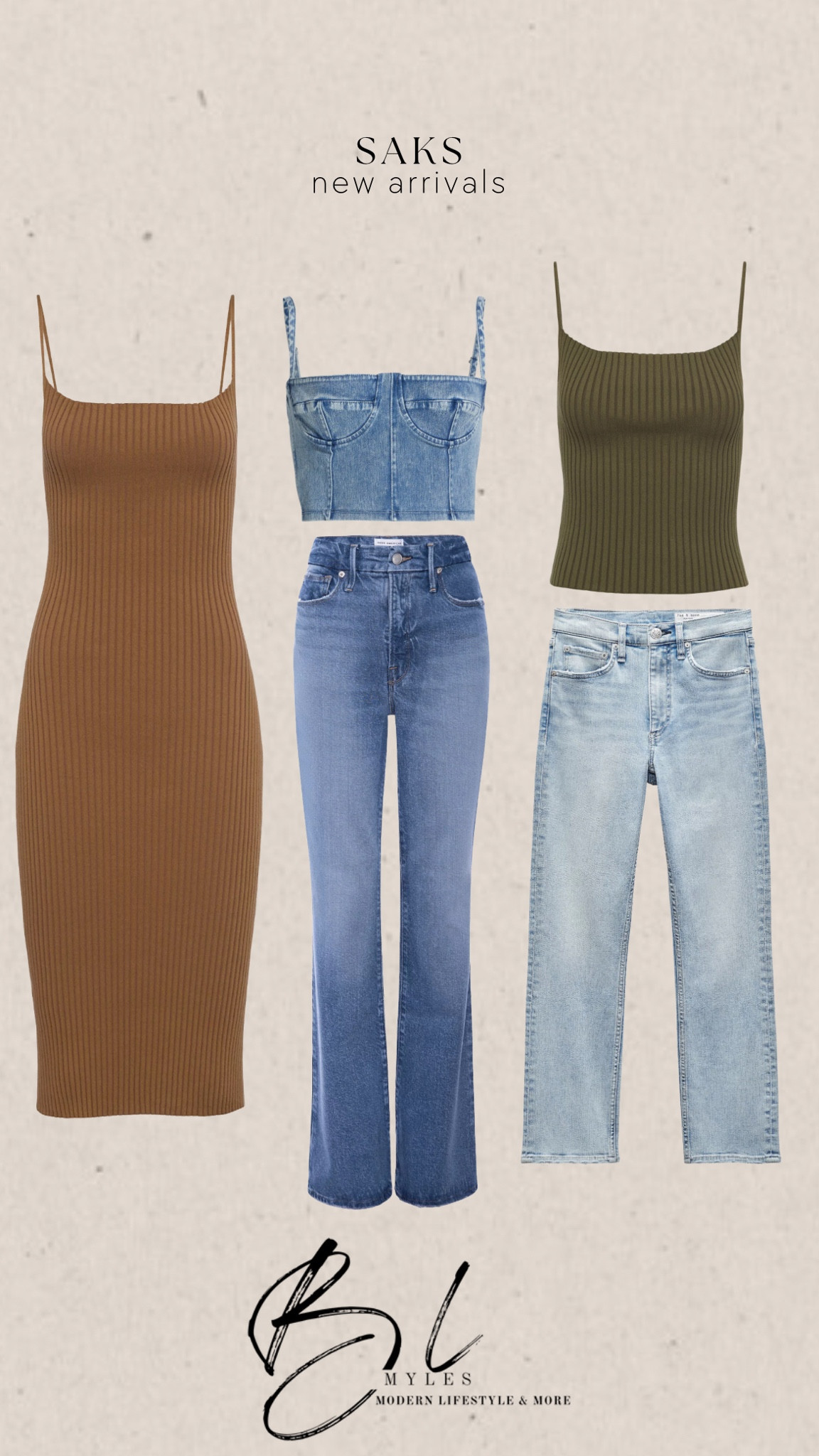 Saks new arrivals! 

Denim, jeans, bottoms, tops, date night, dress 

#LTKfindsunder50 #LTKfindsunder100 #LTKstyletip