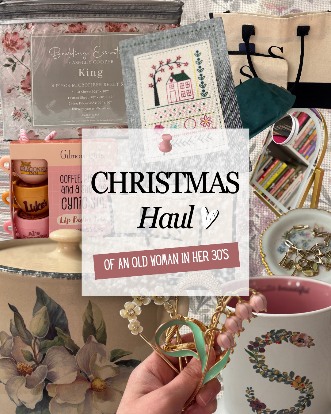 Christmas Haul of an Old Woman in Her 30's

So maybe I'm not actually an old woman yet, but I definitely self-identify as one.

I am 34, I go to bed early on purpose, I get excited about household items, and nothing brings me more joy than something practical that is also very pretty. This year’s Christmas gifts truly confirmed what I already knew about myself. My taste has officially crossed into grandma territory, and honestly? I am loving it! 

 #LTKGiftGuide #LTKSeasonal #LTKFindsUnder50