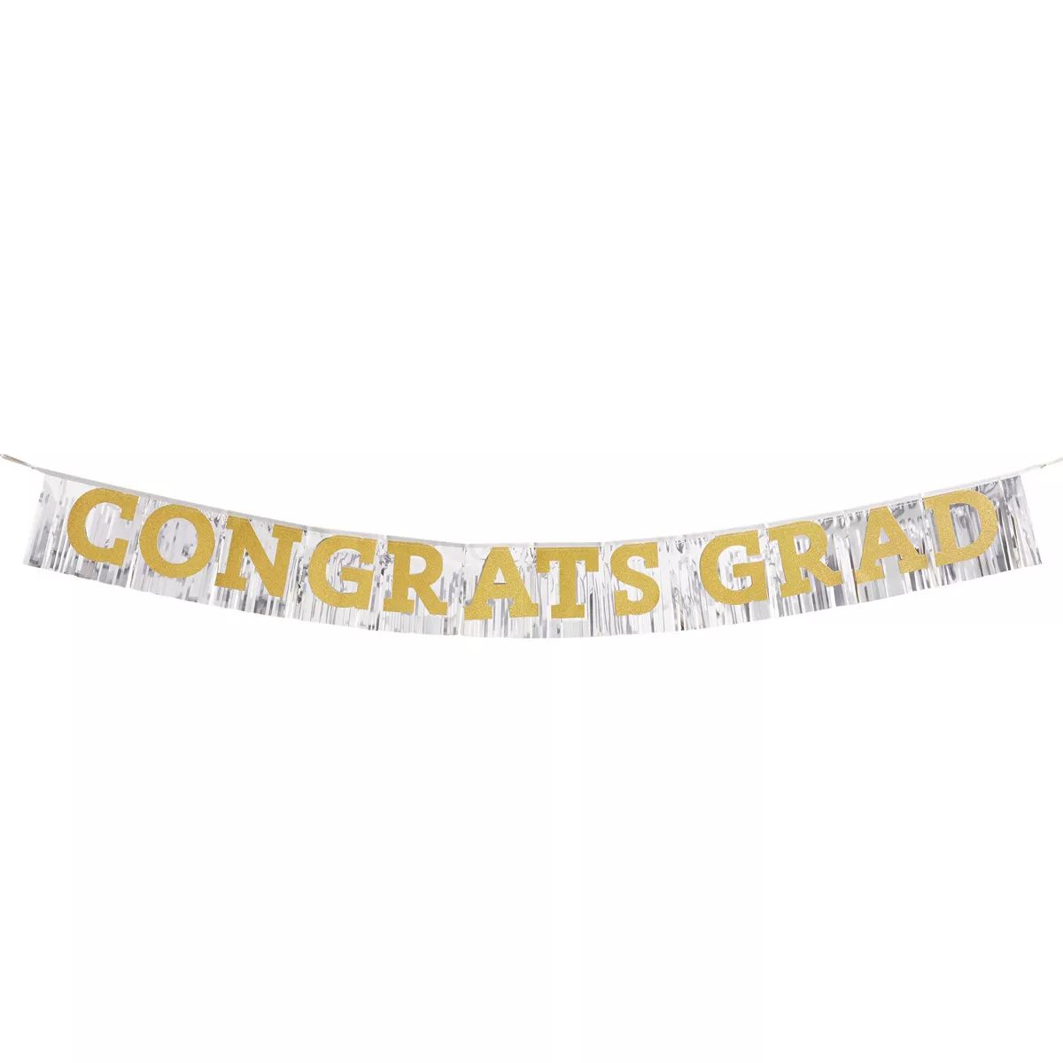 Graduation Fringe Banner 'Congrats Grad' Black - Spritz™ | Target