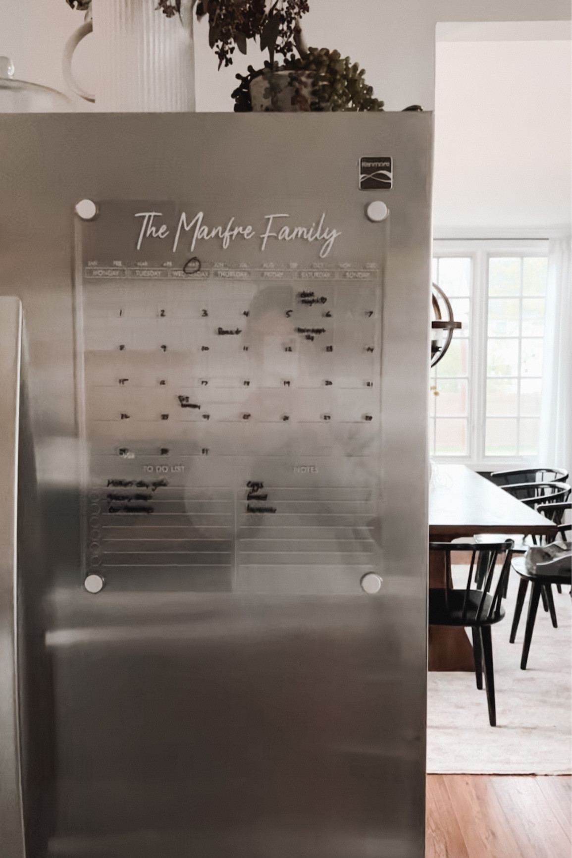 Family calendar acrylic calendar for the fridge kitchen organization

#LTKFind #LTKSeasonal #LTKhome