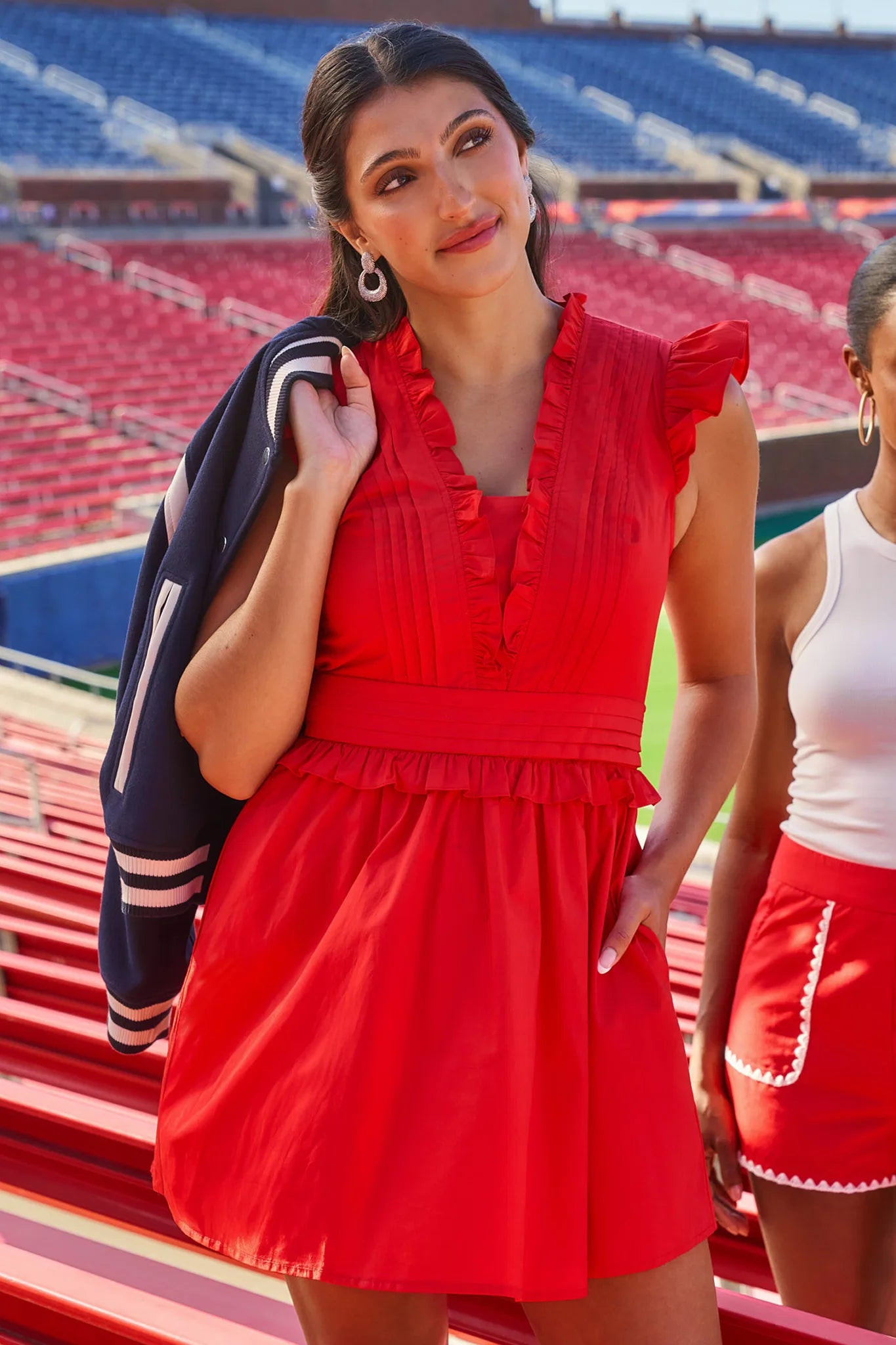 Makayla Dress- Red | Avara