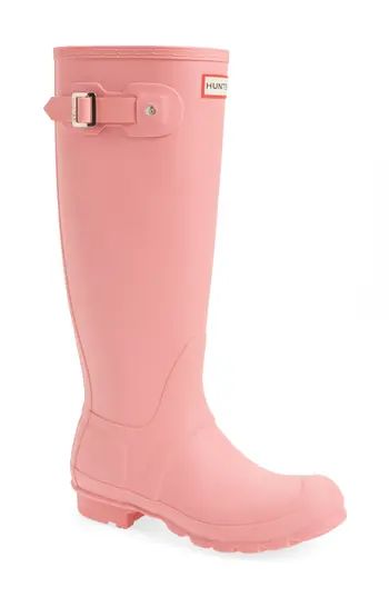 Women's Hunter 'Original Tall' Rain Boot, Size 6 M - Pink | Nordstrom
