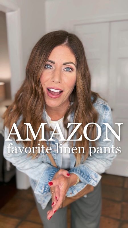 Amazon favorite linen pants
They are high-rise and so comfy. They’re an ankle length on me I’m 5’6” with long legs they come in several colors and they’re so comfy. You can dress them up or down. You can wear them with all different types of tops sneakers, sandals heels. They’re perfect to wear all spring and summer and they’re currently on sale over 40% off for only $28.
These sales run for a limited amount of time. I am wearing the army green and beige in a size medium.

**The studded sandals I’m wearing at the end of this video are old. I linked a similar option.

#LTKfindsunder50 #LTKstyletip #LTKsalealert