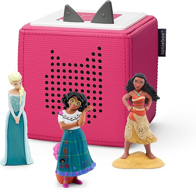 Toniebox 1 Audio Player Bundle with Moana, Elsa, and Mirabel - Pink [Discontinued] | Amazon (US)