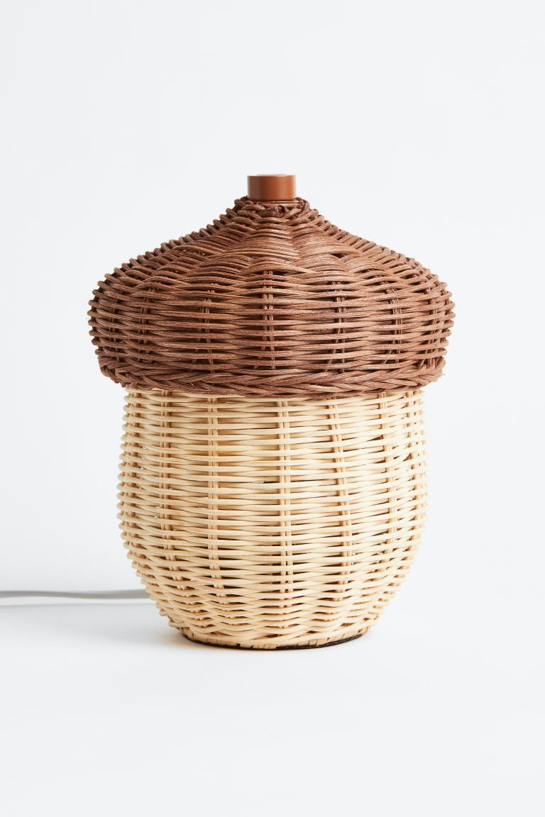 Rattan Table Lamp - Brown - Home All | H&M US | H&M (US + CA)