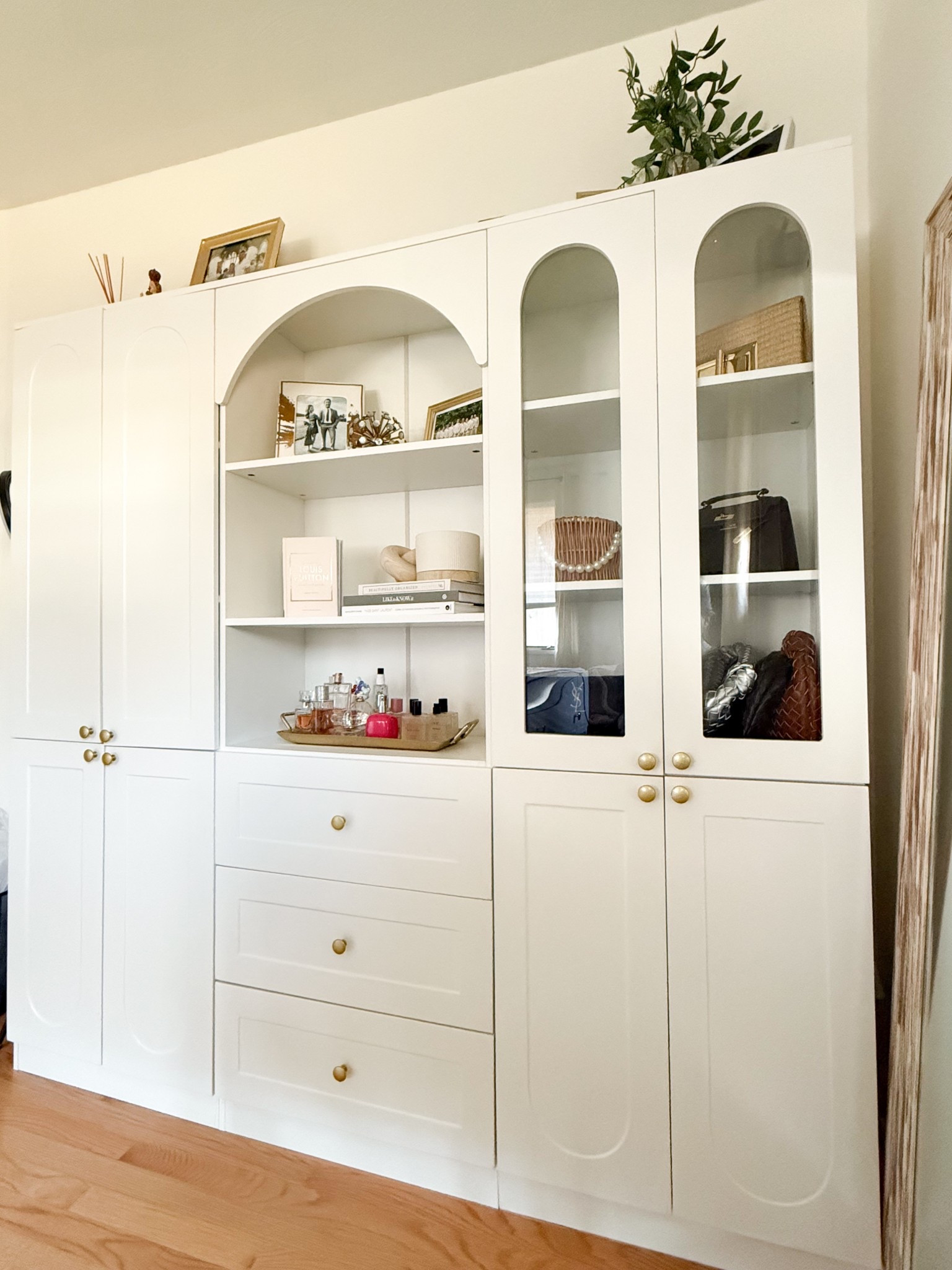 Walk in closet/ office cabinet
Closet storage
Organization 
Home decor 
Work from home 

#LTKHome #LTKWorkwear