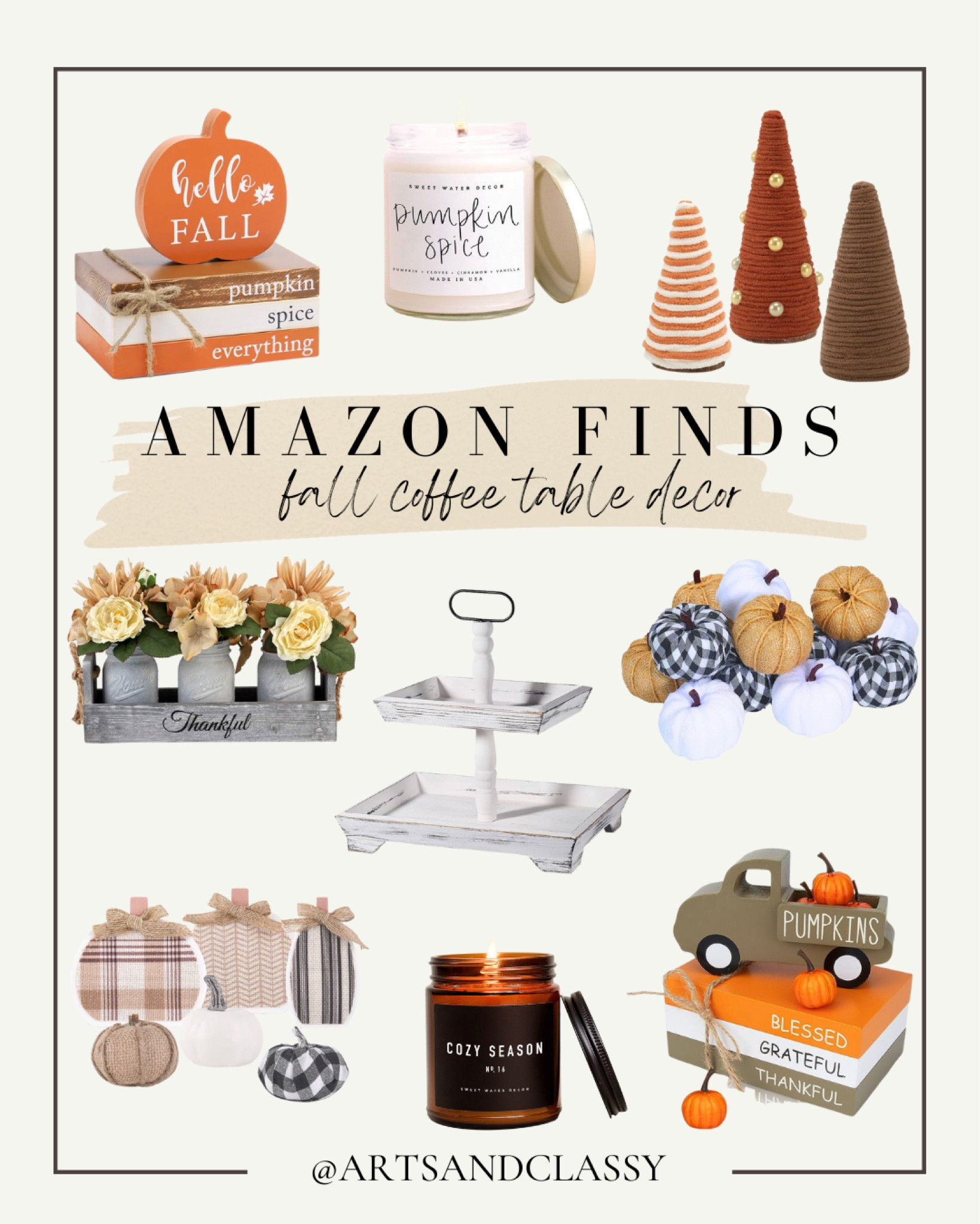 Get your home ready for the season with these Fall coffee table decor finds from Amazon! 

#LTKunder50 #LTKSeasonal #LTKhome