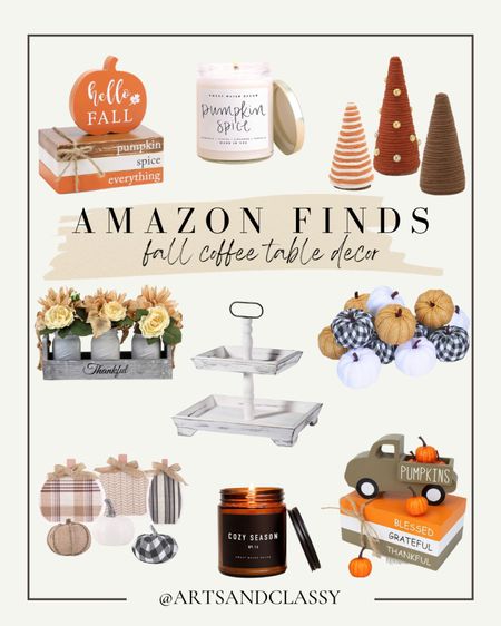 Get your home ready for the season with these Fall coffee table decor finds from Amazon! 

#LTKunder50 #LTKSeasonal #LTKhome
