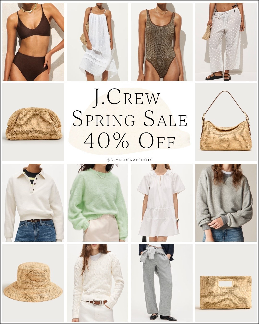 40% off @jcrew is ending soon!! 

resort wear, spring break, swim cover up 

#LTKSaleAlert
