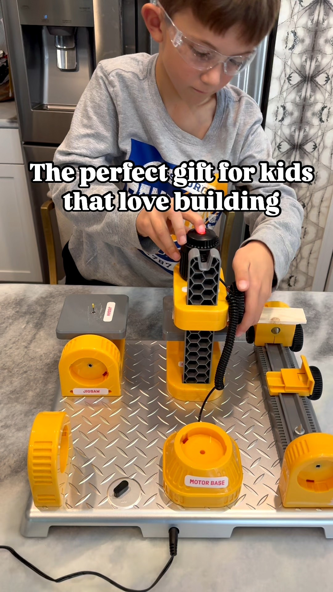 The one on the video is last years version.  The new one is red and doesn’t come with the base but the tools are the same.  I’ll be doing a video on the red one with the next couple days 

#LTKHoliday #LTKGiftGuide #LTKKids