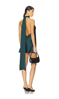Show Me Your Mumu x REVOLVE Lisa Mini Dress in Emerald Green Satin from Revolve.com | Revolve Clothing (Global)