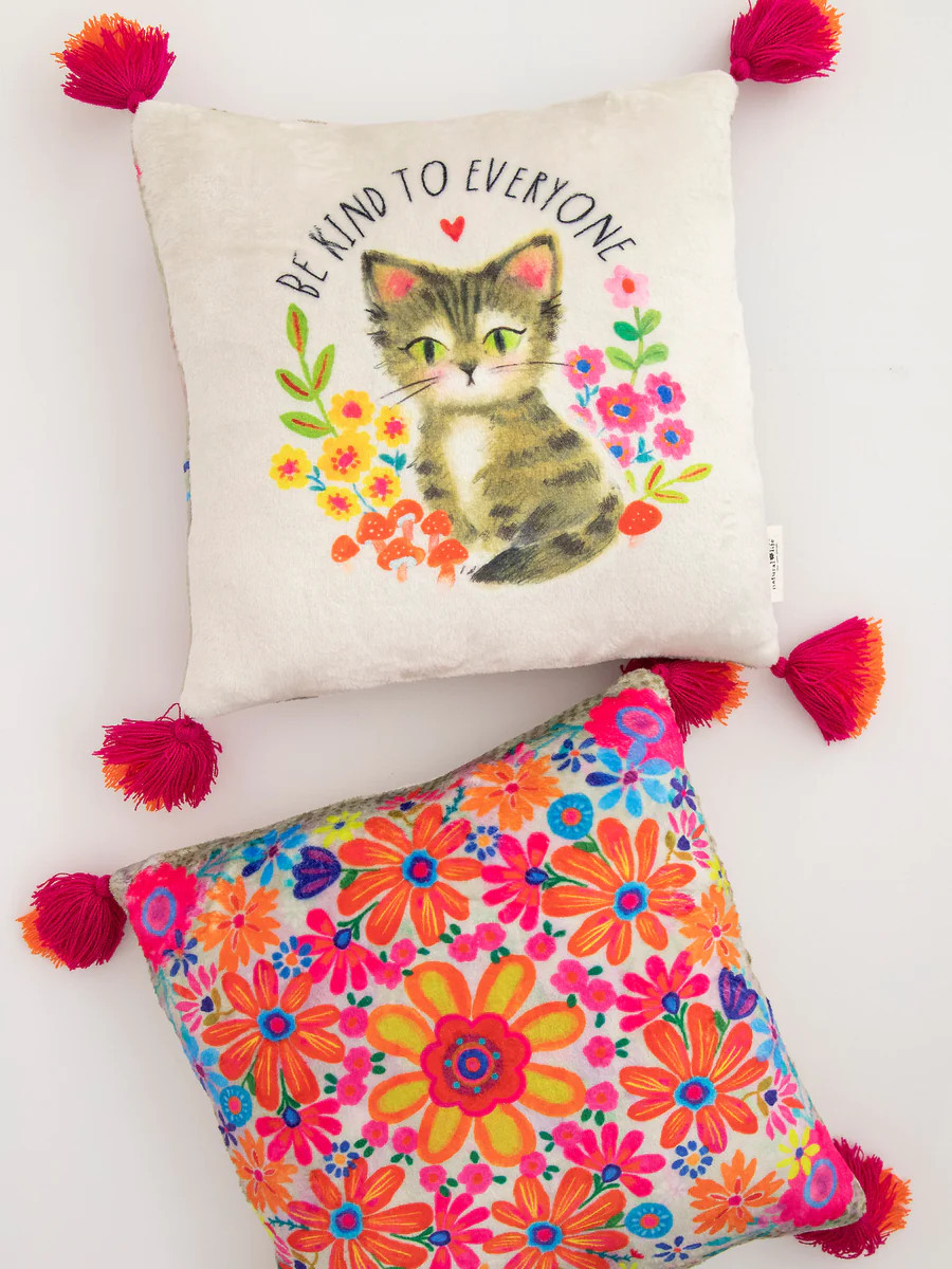 Cozy Throw Pillow - Kind To Everyone | Natural Life