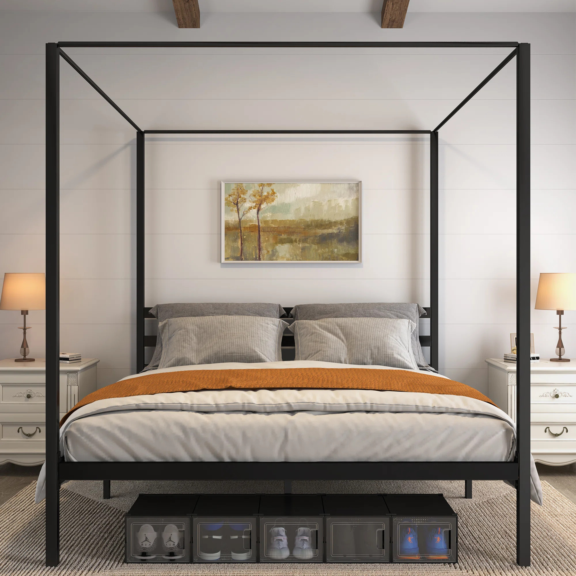Ebern Designs Kyvin Canopy Bed & Reviews | Wayfair | Wayfair North America