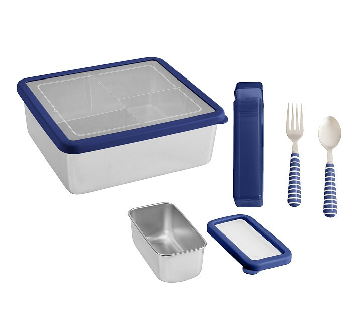 Spencer Dual Bento Food Storage Bundle, Set of 3 | Pottery Barn Kids