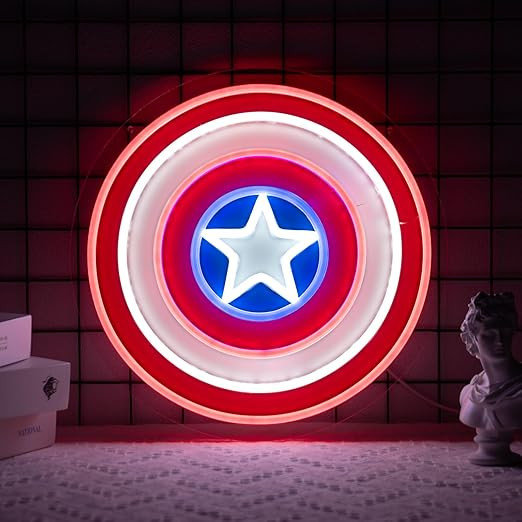 Neon Sign for Room Decor 9 Brightness Adjustments USB Powered Neon LED Lights for Bedroom Man Cav... | Amazon (US)