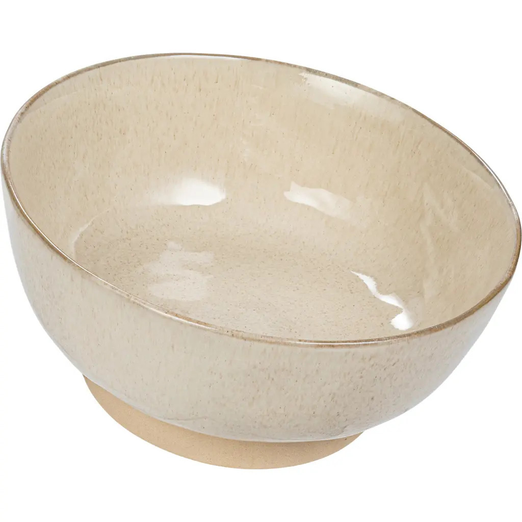 Storied Home Stoneware Bowl with Speckled Glaze, Cream at Nordstrom | Nordstrom
