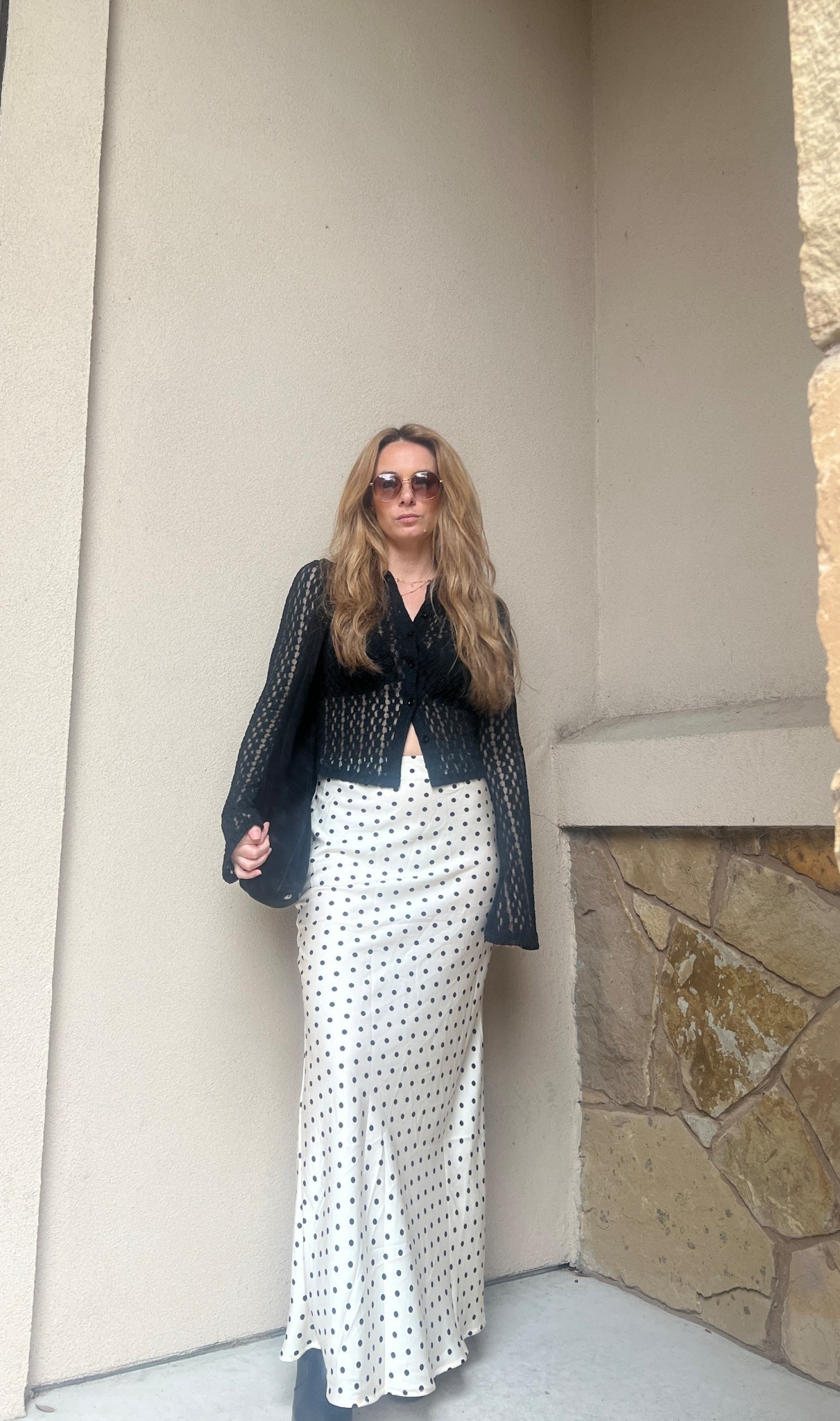 Chic polka dots outfit 
Spring outfits 2026


#LTKootd #LTKPetite