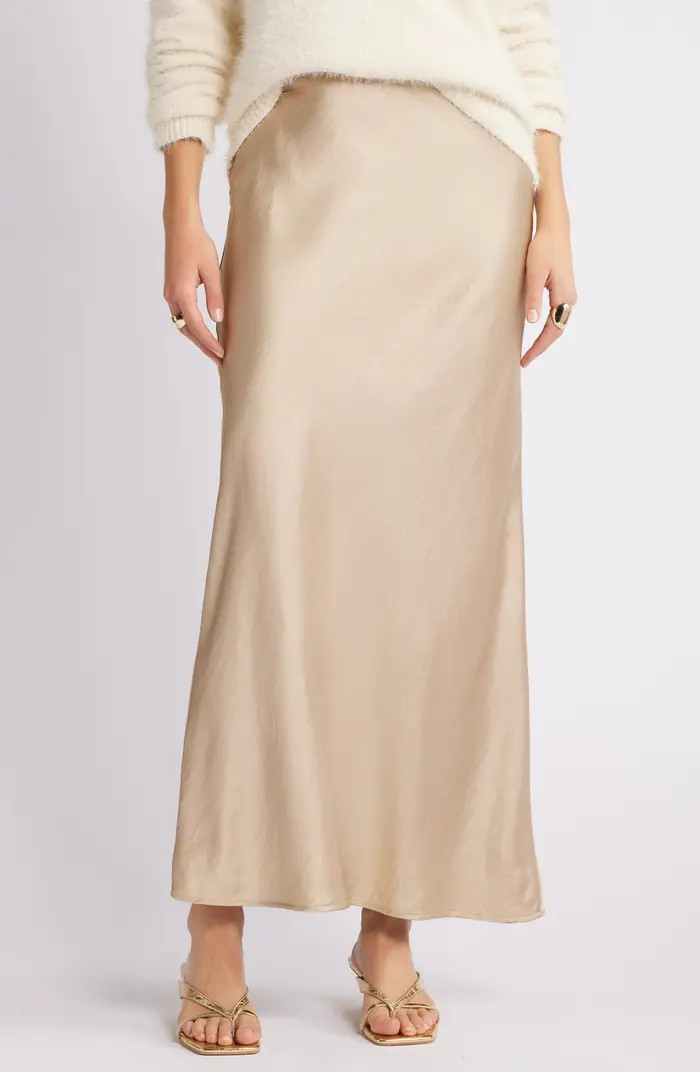 Bias Cut Maxi Skirt | Nordstrom